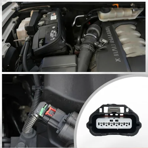 Vista 5 de Arnés de conector de sensor de flujo de aire masivo (MAF), OE 22680-7S000 S2822, compatible con Nissan 350Z 370Z Altima Maxima Murano Rogue Frontier