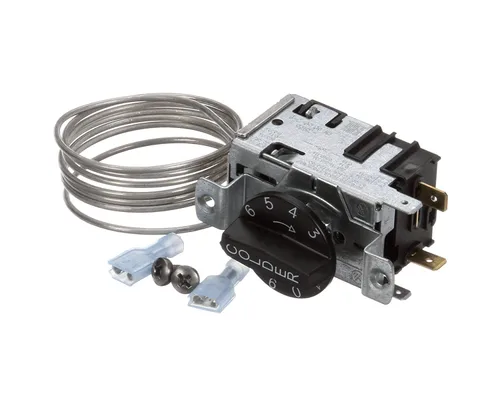 Vista 2 de Termostato para control de temperatura True 800393 800306 831932 Termostato para refrigerador y refrigerador, kit de control de temperatura