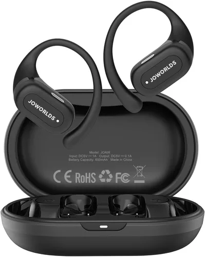 Vista 2 de Auriculares Bluetooth de conducción de aire, IPX5 impermeables de conducción de aire, audífonos sobre la oreja con micrófono, auriculares sobre