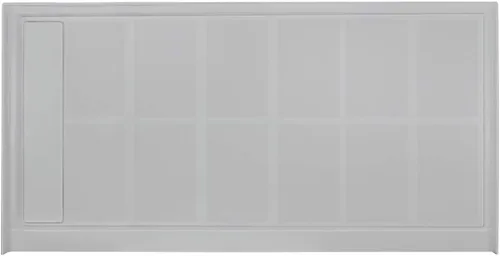Vista 5 de Transolid FL6032L-39 - Base de ducha rectangular de drenaje con extremo oculto de alcoba lineal de 60 pulgadas de ancho x 32 pulgadas de largo
