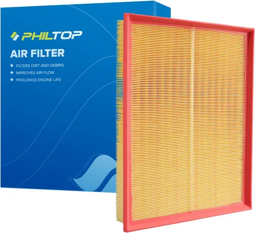 Vista 51 de PHILTOP CA9525 Engine Air Filter for Kia Sorento 2003-2009 Flexible Panel, Increased Acceleration, Engine Protection, Easy Install, No Tools