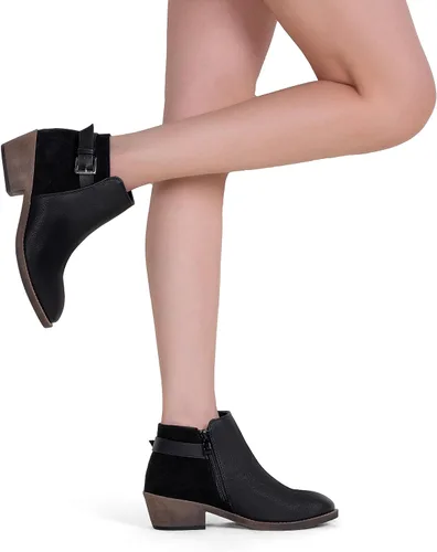 Vista 5 de Jeossy Women's 9617 Fashion Boots Chunky Low Heel Western Boots Ankle Booties