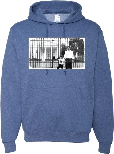 Vista 7 de Pablo Escobar Medellin Cartel Cocaine Cowboys White House Picture Pop Culture Unisex Graphic Sudadera con capucha