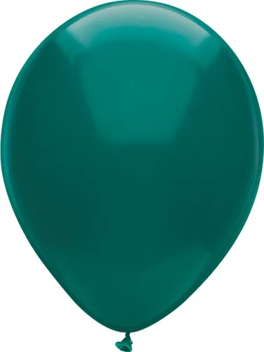 Vista 13 de Globos de látex de color estándar fabricados en los Estados Unidos, 10 unidades, verde neón