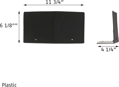 Vista 3 de Soporte de matrícula frontal Se adapta a Corvette C7 2014-2019 Montaje atornillado sin taladrar No se adapta a C7 con un divisor