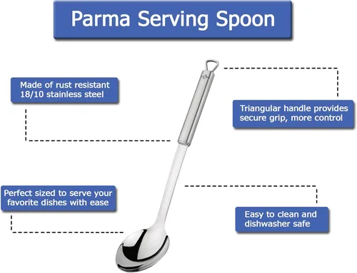 Vista 10 de Küchenprofi Parma Espátula / Turner, 13.5", Plata