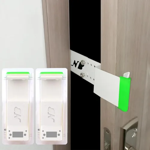 Vista 9 de Neobay Pestillo de puerta de acero para gatos, accesorio de puerta para gatos que mantiene a los perros fuera de la caja de arena para gatos, tapón