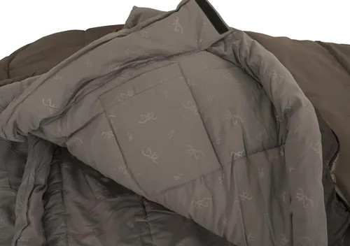Vista 4 de Browning Camping Kenai - Saco de dormir de momia de 20 grados de ancho, arcilla, 40 x 86 pulgadas