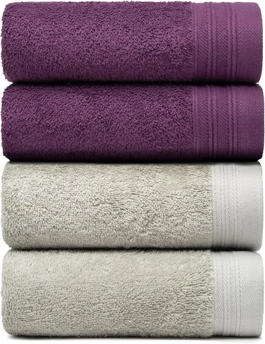 Vista 36 de Juego Premium de Toallas de 16 Toallas de Mano de 18" x 30" Color: Negro 100% Algodón 16 Toallas de Mano Ultra Suaves y Altamente Absorbentes