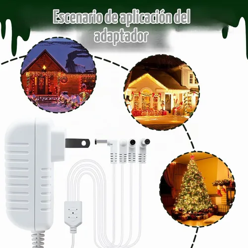Vista 6 de Adaptador de corriente de 4.5 V para casas Lemax Christmas Village 74707