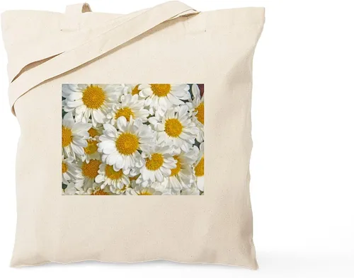 Vista 15 de CafePress Daisies Tote Bag Natural Canvas Tote Bag, Bolso de compras de tela, Caqui