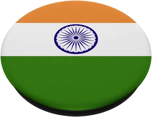 Vista 2 de PopGrip intercambiable con la bandera india de la India