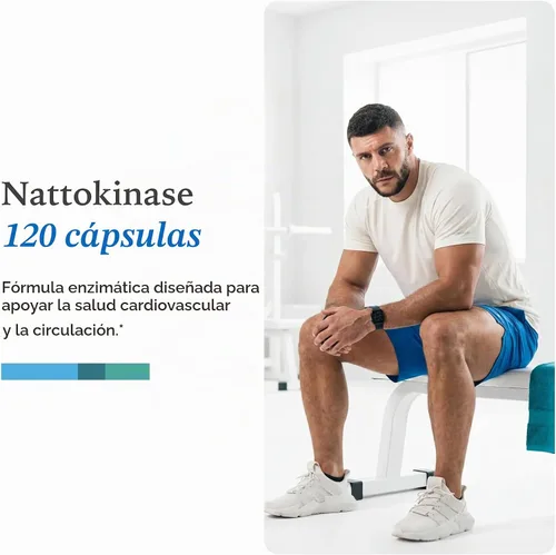 Vista 5 de XYMOGEN Nattoquinasa, 120 Cápsulas