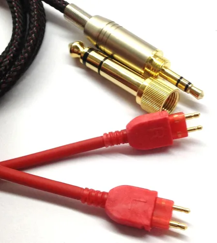 Vista 3 de NewFantasia Cable de actualización de audio de repuesto compatible con auriculares Sennheiser HD650 HD600 HD580 HD660S HD660S2 HD58X HD6XX 3.9 ft/4