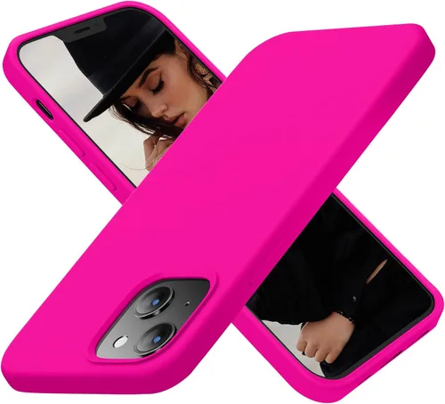 Vista 24 de Cordking Funda diseñada para iPhone 13, diseñada para iPhone 14, funda ultradelgada de silicona, funda protectora a prueba de golpes