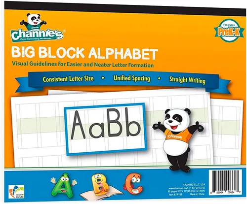 Vista 10 de Channie's Libros de trabajo de alfabeto y escritura a mano, 3 libros de trabajo, muchas prácticas con formato visual Una manera más fácil