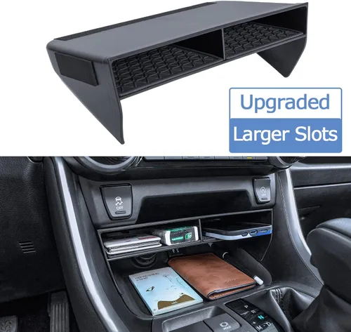 Vista 8 de TOPINSTALL 2025 Nuevo divisor de apertura más amplia compatible con Toyota Rav4 y RAV 4 Prime 2019-2025, organizador de ranura divisor más grande
