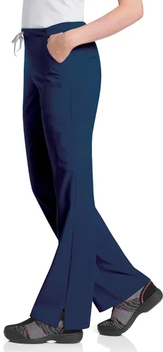Vista 2 de Urbane Women's Regular Performance Tailored Fit Stretch 6-Pkt Cargo Scrub Pants 9312