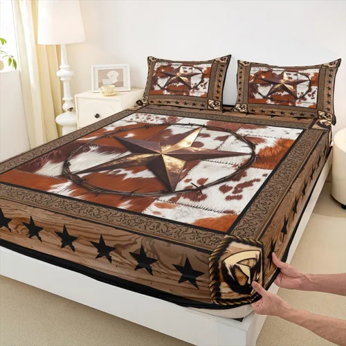 Vista 10 de Bonita sábana bajera ajustable para niños, tamaño individual, juego de ropa de cama rústica de pollo, decoración de dormitorio para niños y adultos