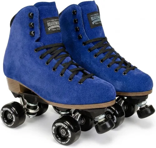 Vista 4 de Sure-Grip Boardwalk - Patines de ruedas unisex para exteriores con botas de cuero retro y ruedas 82A