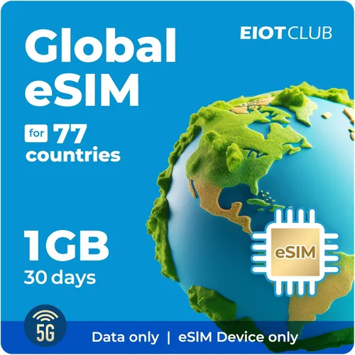 Vista 14 de eSIM para China continental, Japón, Corea, Hong Kong, Macao, Taiwán, 1GB por 30 días - Red 5G/4G de alta velocidad eSIM prepaga en países asiáticos