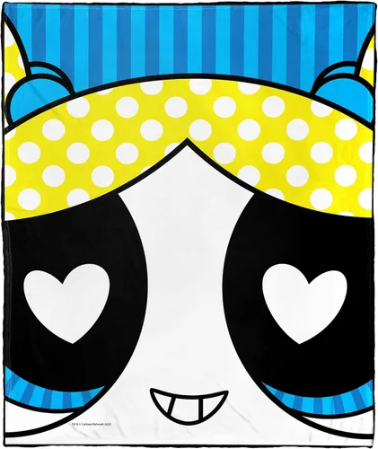 Vista 17 de Northwest Powerpuff - Manta de seda táctil para niñas, 50 x 60 pulgadas, Birthday Bash The Baddie