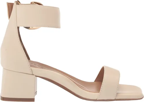 Vista 6 de Aerosoles Sandalia de tacón elegante para mujer, Cuero Blanco