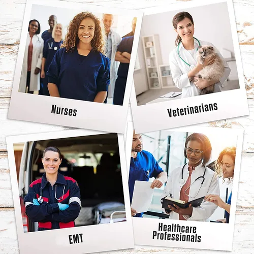 Vista 5 de Riñonera de enfermera médica, cinturón de herramientas de enfermería para mujeres, bolsas de enfermería para suministros de trabajo con organizador