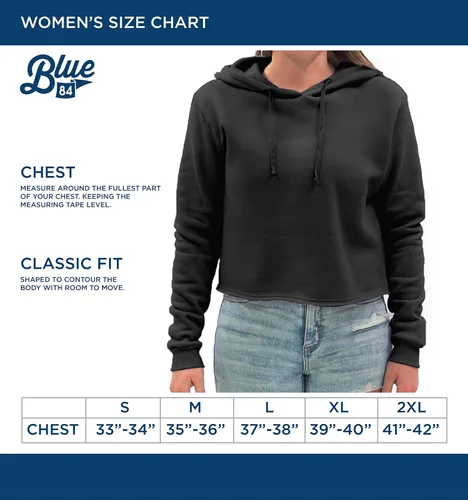 Vista 4 de Blue 84 NCAA - Sudadera con capucha vintage para mujer