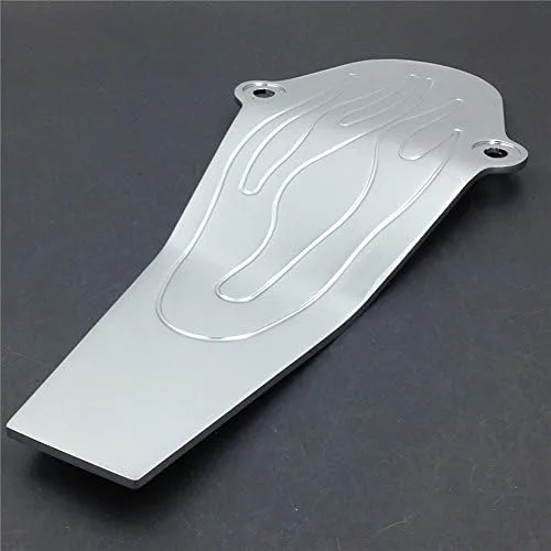 Vista 4 de SMT-Chrome Flame Style - Cubierta del eje de transmisión compatible con Yamaha V-Star 650 1100 Classic Custom [B00RUE8T3Y]