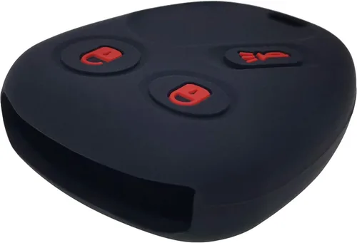 Vista 4 de Funda de silicona para llavero de 3 botones, 2 unidades, protector sin llave, compatible con Chevrolet Chevy Silverado Suburban Tahoe SSR Avalanche