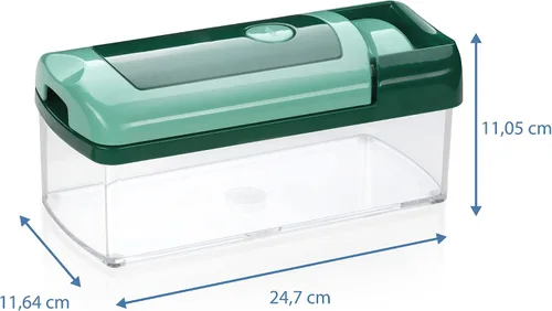 Vista 7 de Nicer Dicer Fusion Smart - Juego de cortadores de verduras (12 piezas, cubos de palitos de cuarto de octavo julieto)