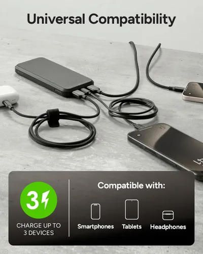 Vista 4 de Mophie Powerstation Core 10,000mAh Power Bank Capacidad de mejor valor 18 W, multidispositivo