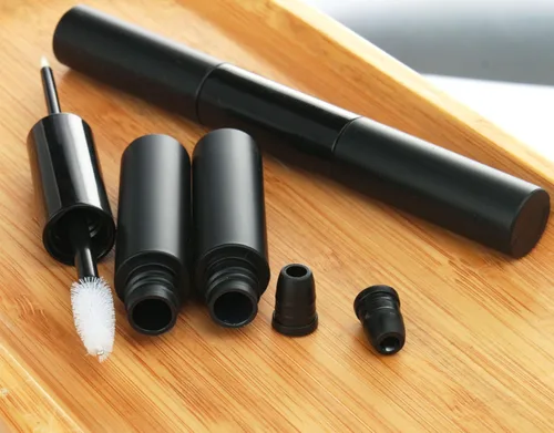 Vista 9 de COSIDEA 10 tubos vacíos de 5 mlx2 de doble extremo para rímel y delineador de ojos, tubo de rímel 2 en 1 de 0.3 fl oz y varita para botella