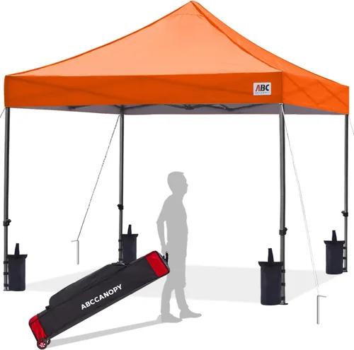 Vista 56 de ABCCANOPY Toldo Desplegable – Carpa/Toldo Portátil para Patio Exterior de 8 x 8 Pies, Resistente para Patio Trasero y Terraza con 4 Sacos de Arena