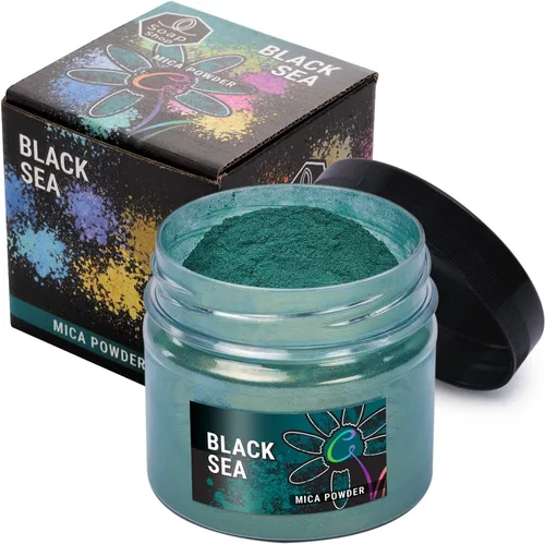 Vista 23 de Polvo de mica cereza 2 oz - Tinte para hacer jabón - Color único - Suministros para hacer jabón a mano - Pigmento de color de resina epoxi - Polvo