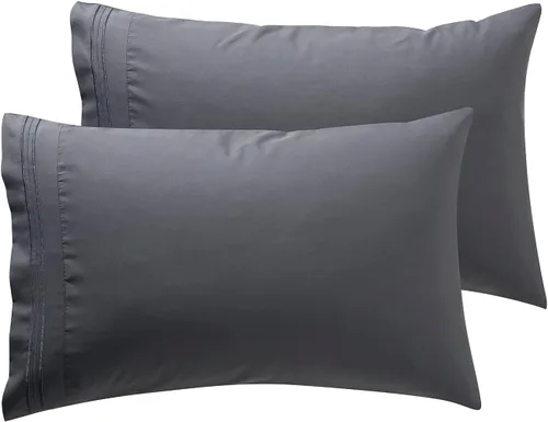 Vista 94 de Nestl - Juego de 2 fundas de almohada de microfibra azul playa tamaño Queen, 20 x 30 pulgadas