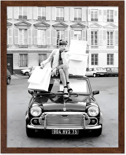 Vista 9 de Poster Master - Cartel de moda - Impresión de compras en París - Arte de fotografía de moda - Regalo glamuroso para ella, mujeres, fashionistas