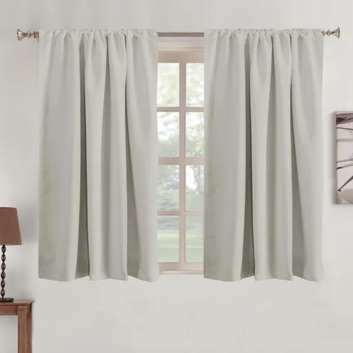 Vista 78 de Turquoize Cortinas Opacas con Aislamiento Térmico Paneles de Tratamiento de Ventanas con Bolsillo para Barra Paneles de Ventana para Ventanas
