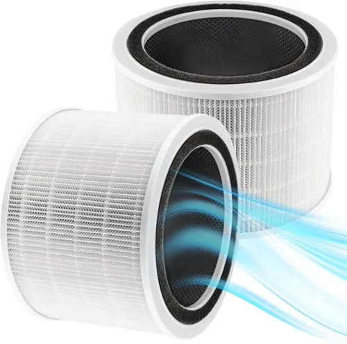 Vista 9 de Filtro de repuesto Core 600S 600S-P para mascotas compatible con LEVOIT Core 600S y Core 600S-P Smart Air Purifier (paquete de 2)