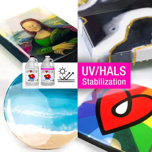 Vista 7 de ArtResin Resina Epoxy, profesional, no tóxica, transparente, garrafón de 1 galón (3,78 L)