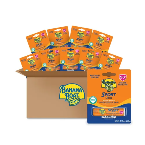 Vista 11 de Banana Boat Sport Lip Protector solar SPF 50, 0.15 oz (paquete de 2) Hidratación de 12 horas con protección solar, vitamina E y aloe, resistente