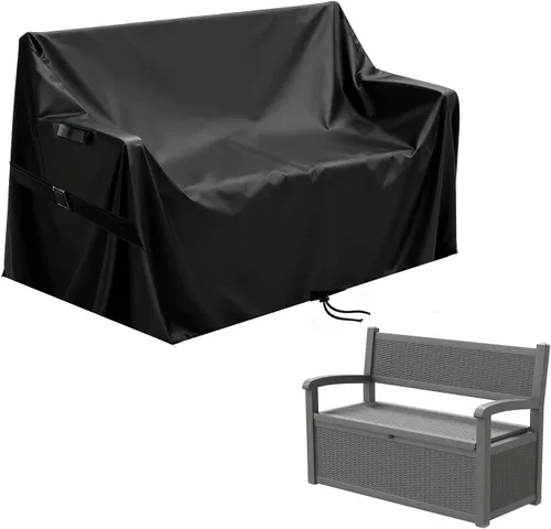 Vista 14 de Cubierta de Caja de Almacenamiento Exterior, Cubierta Impermeable de Resina para Contenedor de Almacenamiento, Cubiertas de Caja de Cubierta