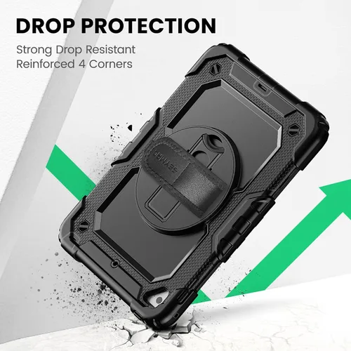 Vista 7 de SEYMAC para iPad mini 5/ Mini 4 Funda de 7.9 Pulgadas, Funda Protectora de Cuerpo Completo Resistente a Golpes con Protector de Pantalla, Soporte