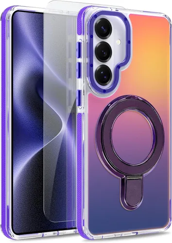 Vista 34 de Funda magnética para Google Pixel 10 Pro XL [compatible con Magsafe] [bonito diseño fluorescente de moda] a prueba de golpes, delgada, translúcida
