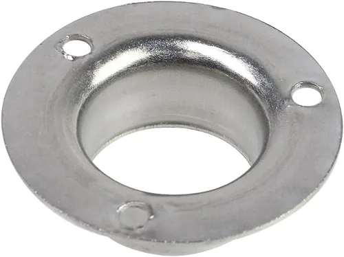 Vista 4 de Geesatis Soporte de brida para barra de tubería, soporte de montaje de techo, brida de varilla de acero inoxidable, con tornillos, diámetro