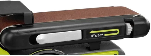 Vista 3 de RYOBI BD4601G Lijadora de Banco Verde