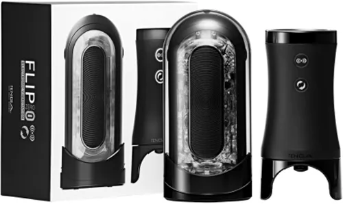 Vista 6 de TENGA FLIP Zero Gravity TFZ-005 - Funda masturbadora masculina reutilizable, color negro gravedad