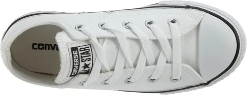 Vista 6 de Converse Chuck Taylor OX 609058c - Zapatos para niños pequeños y grandes, color blanco