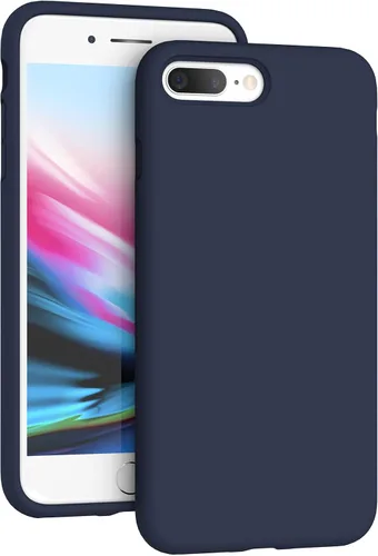 Vista 12 de Funda compatible con iPhone 8 Plus/7 Plus (5.5 pulgadas), [protección contra caídas] [arañazos] de silicona líquida a prueba de golpes, antihuellas
